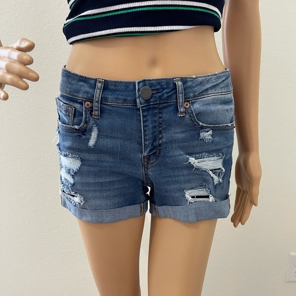 Aeropostale Denim Distressed Shorts - Picture 3 of 11